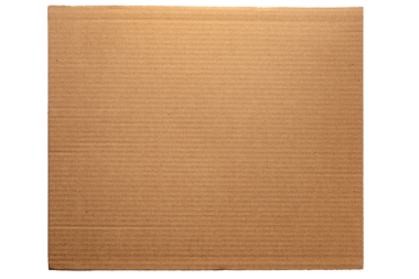 Kahverengi karton çarşaf izole edilmiş. Arkaplan ve doku için grafik ögesi.