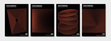 El ilanı, poster, broşür kapağı, arka plan, duvar kâğıdı, tipografi veya diğer baskı ürünleri için yarım ton tasarımı postmodern esinlenilmiştir. Vektör illüstrasyonu.