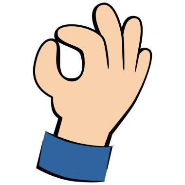 El hareketleri düz stil koleksiyonu farklı jestler ve işaretler gösterir