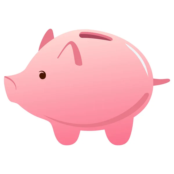 stock vector Piggy Bank Finance Savings Saving strategy Financial success