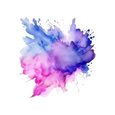 Suluboya fırça darbesi ve doku. Grunge vektör soyut el - boyalı element