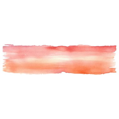 Suluboya fırça darbesi ve doku. Grunge vektör soyut el - boyalı element