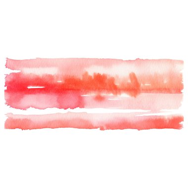 Suluboya fırça darbesi ve doku. Grunge vektör soyut el - boyalı element