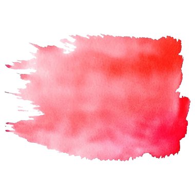 Suluboya fırça darbesi ve doku. Grunge vektör soyut el - boyalı element