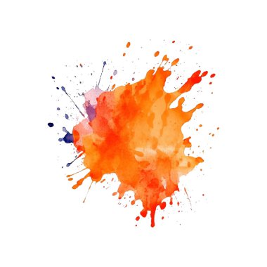 Suluboya fırça darbesi ve doku. Grunge vektör soyut el - boyalı element