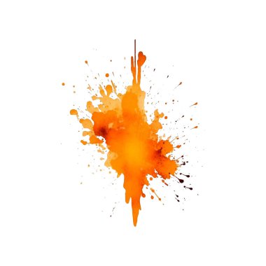 Suluboya fırça darbesi ve doku. Grunge vektör soyut el - boyalı element