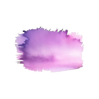 Suluboya fırça darbesi ve doku. Grunge vektör soyut el - boyalı element