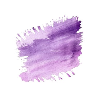 Suluboya fırça darbesi ve doku. Grunge vektör soyut el - boyalı element