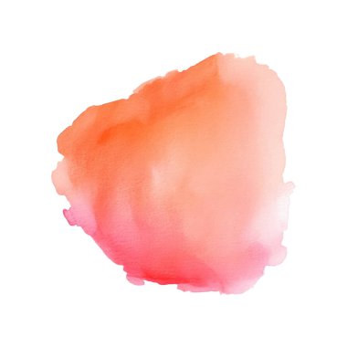 Suluboya fırça darbesi ve doku. Grunge vektör soyut el - boyalı element