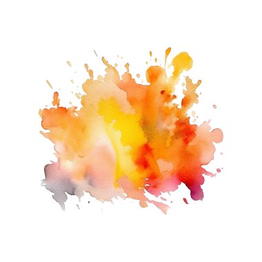 Suluboya fırça darbesi ve doku. Grunge vektör soyut el - boyalı element