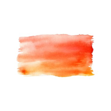 Suluboya fırça darbesi ve doku. Grunge vektör soyut el - boyalı element