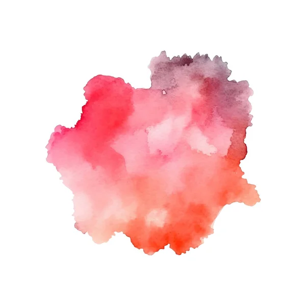 Aquarelle Coup Pinceau Texture Grunge Vecteur Abstrait Main Élément Peint — Image vectorielle
