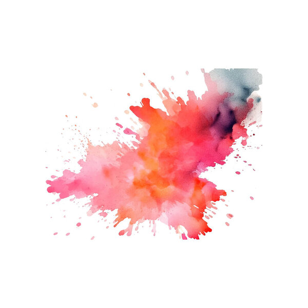 Watercolor brush stroke and texture. Grunge vector abstract hand - painted element