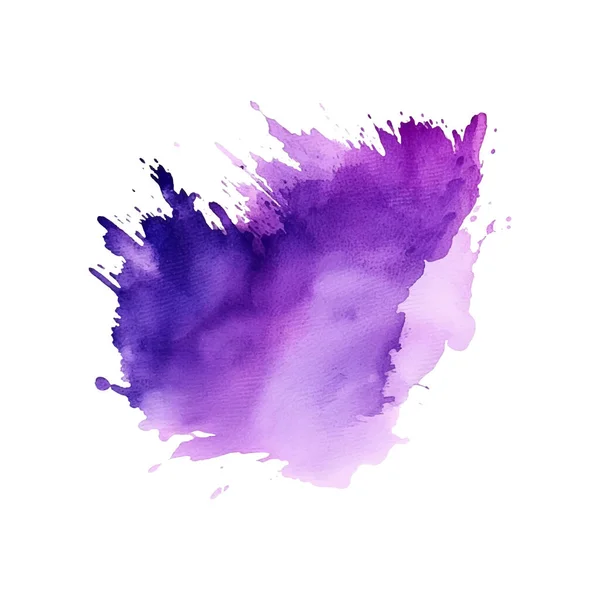 Watercolor Brush Stroke Texture Grunge Vector Abstract Hand Painted Element — Stock Vector