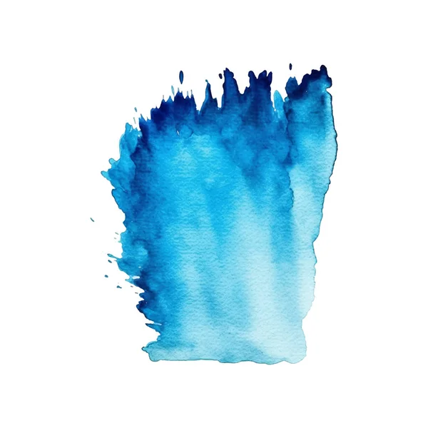 Aquarelle Coup Pinceau Texture Grunge Vecteur Abstrait Main Élément Peint — Image vectorielle