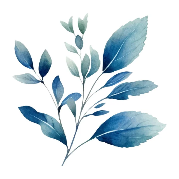 Иллюстрация Синего Зеленого Цветов — стоковый вектор