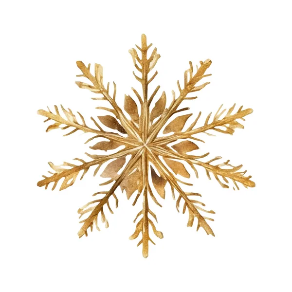 Suluboya Noel kar taneleri çizimi