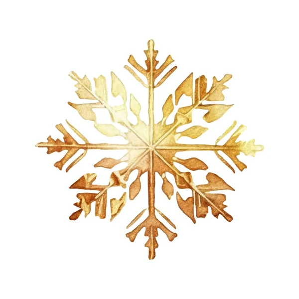 Suluboya Noel kar taneleri çizimi