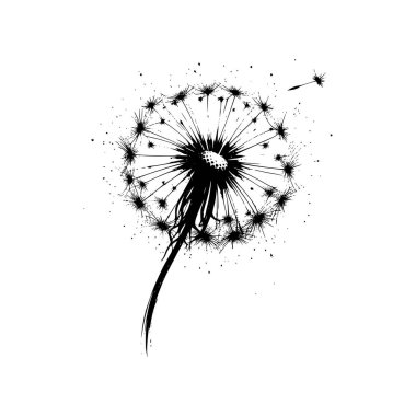 Karahindiba vektör el çizimi