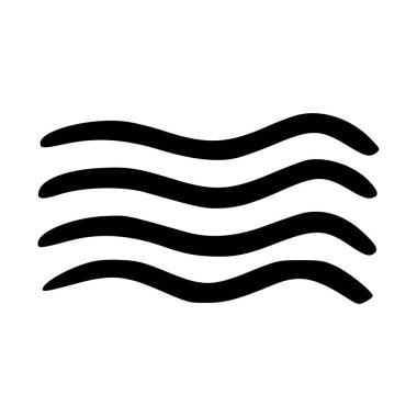 Beyaz arka plan üzerinde vektör fırça darbesi