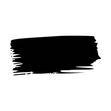 Mürekkep darbesi. siyah mürekkep fırçası darbeleri.