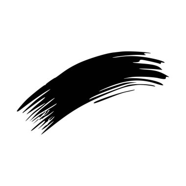 Soyut el boyası fırça darbesi