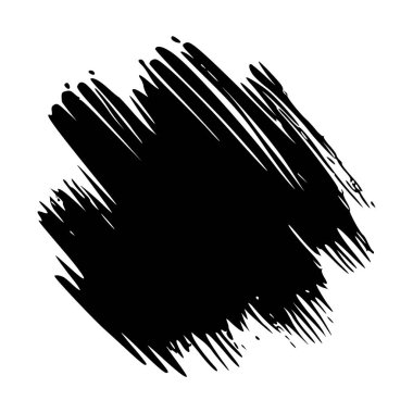 Soyut el boyası fırça darbesi