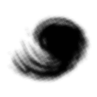 Yarım ton noktalar arkaplan tasarımı.