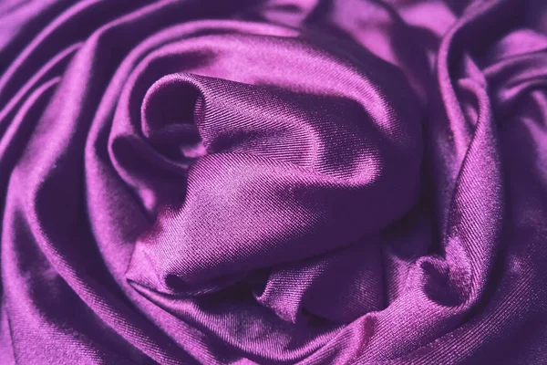 Velour Fabric Similar Silk Textiles Folds Beautiful Waves Twisted Circle — Φωτογραφία Αρχείου