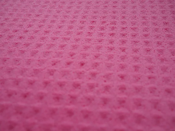 Sponge Fibers Sponge Texture Pattern Surface Close Pink Magenta Background — Zdjęcie stockowe