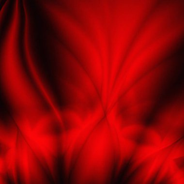 Rays of red light on a black background. A few bursts of red color similar to the Northern Lights. Blurred abstract background light effect. Shining symmetrical and asymmetrical lines and shapes.