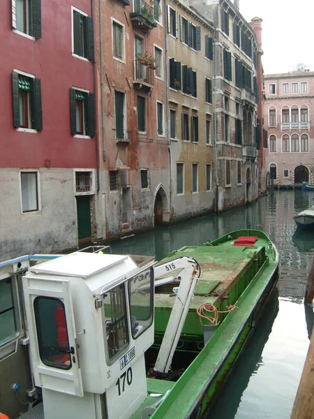Benátky Itálie 2007 Benátské Ulice Půvabnými Fasádami Grand Canal Podél — Stock fotografie