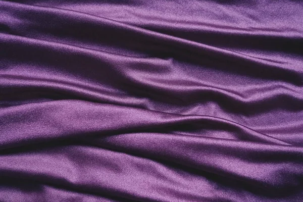 Velour Szövet Hasonló Selyem Textilek Redőkben Gyönyörű Hullámokban Lila Rózsaszín — Stock Fotó