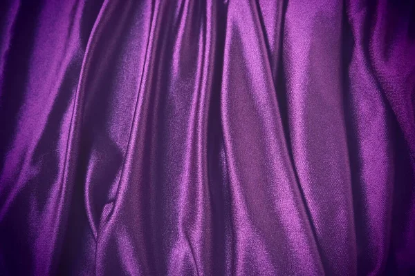 Velour Fabric Similar Silk Textiles Folds Beautiful Waves Purple Pink — Stockfoto