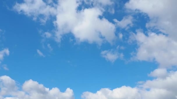 Atmosfera Estratosfera Cumulus Movimento Rápido Cirrostratus Stratocumulus Nuvens Contra Céu — Vídeo de Stock