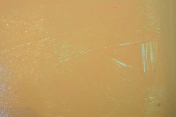 Помаранчева Картина Маслом Оштукатуреній Стіні Масляна Текстура Фарби Штрихами Пензля — стокове фото