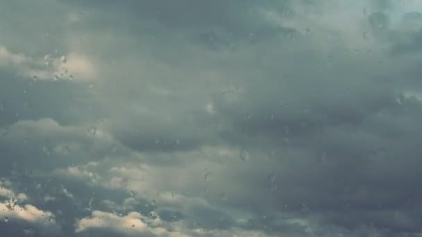 Nubes Cumulonimbus Nubes Lluvia Nubes Trueno Son Nubes Convectivas Desarrolladas — Vídeos de Stock