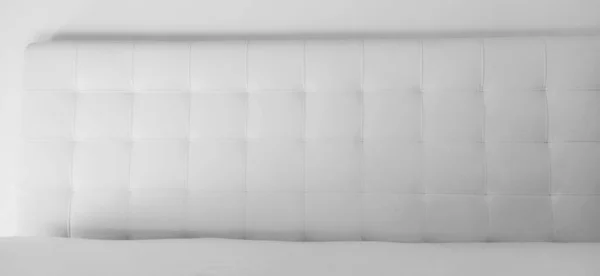 Puha Fejtámla Eredeti Vagy Mesterséges Bőrből Paplanszövetből Készült Bútorok Kárpitozása — Stock Fotó