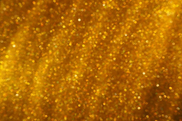 Bokeh Ljus Guld Glittrar Golden Glitter Konsistens Bakgrund Mousserande Glitter — Stockfoto