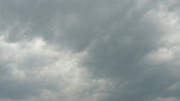 Τρομερή Ανεμοστρόβιλος Cumulonimbus Σύννεφα Σύννεφα Ντους Thunderclouds Είναι Κάθετα Ανεπτυγμένα — Αρχείο Βίντεο