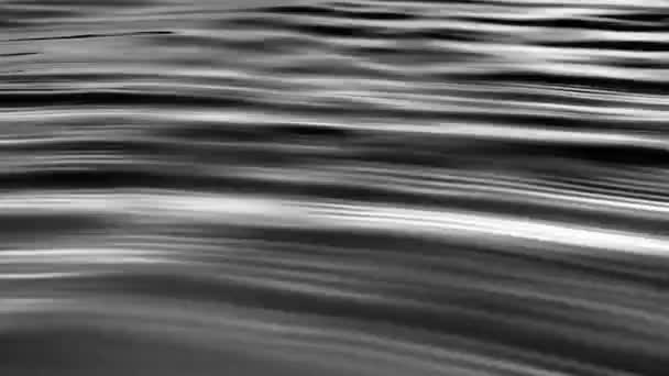 Ruhiges Wasser Mit Wellen Und Sanften Wellen Wassertextur Oberfläche Weiche — Stockvideo