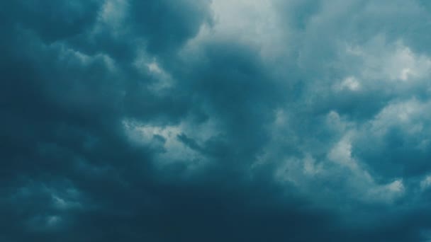 Atmosferische Circulatie Een Verzameling Luchtstromen Het Aardoppervlak Grijze Blauwe Wolken — Stockvideo
