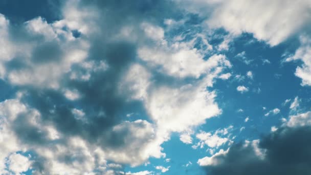 Годрейс Прекрасные Божественные Облака Небе Объемный Световой Эффект Солнечные Лучи — стоковое видео