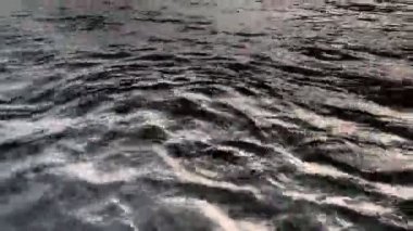 Karadağ 'ın Canj kentindeki kumlu plajda hafif dalgaların seslerinin tadını çıkarın. Sabah güneşi altında berrak su parlar ve rahatlamak için mükemmel huzurlu bir atmosfer yaratır. Akdeniz.