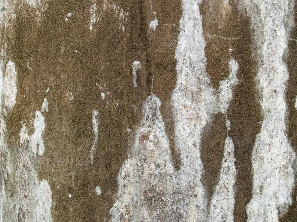 Oude Betonnen Muur Met Watervlekken Kalksteenvlekken Achtergrondvlak Voor Decoratief Ontwerp — Stockfoto
