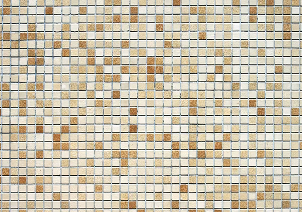 Delicado Color Marrón Mosaico Pared Textura Fondo Para Diseño — Foto de Stock