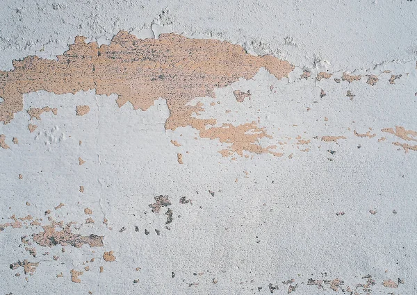 旧的白色剥皮彩色混凝土水泥墙的纹理表面 装饰设计的抽象纹理和背景 — 图库照片