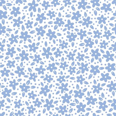 Son moda çiçeksiz desen. Vektör yapraklı basit beyaz papatyalar. Renkli bir arka planda el çizimi şirin çiçekler. Tekstil, kumaş, duvar kağıdı için ideal