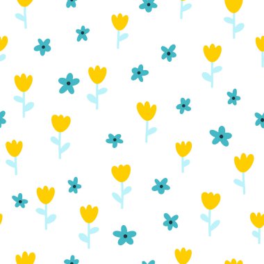 Çiçeksiz, küçük çiçekli vektör deseni. Basit bir el çizimi tarzı. Motifler özgürlüğü dağıttı. Kumaş, tekstil ve duvar kâğıdı için oldukça kalitesiz. Beyaz arkaplanda dijital kağıt