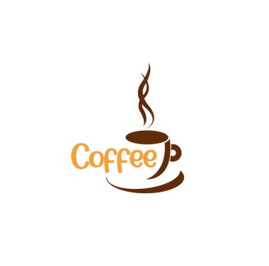 Arka planda kahve şablonu